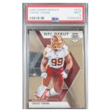 2020 PANINI MOSAIC #272 CHASE YOUNG (RC) PSA 9