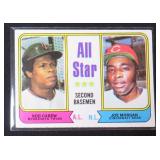 1974 Topps All Star 2B Morgan and Carew