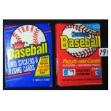TWO (2) 1988 Unopened Baseball Packs
