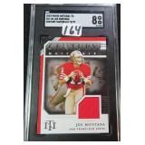 #73/99 Joe Montana National Treasures Relic SGC 8