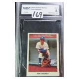 Tom Lasorda 1955 Golden Stamp WBG 8