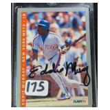 Eddie Murray Signed Baseball Card