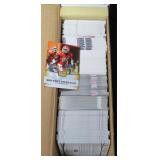 Box of 2012 Football Cards, various brands