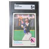 1973 Topps Hank Aaron #100 SGC 5