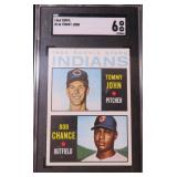 1964 Topps #146 Tommy John (RC) SGC 6