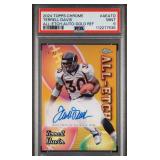 POP 3/1 #24/50  TERRELL DAVIS SIGNED GOLD RF PSA 9