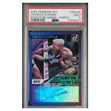POP 3/0 2022 CHARLES OLIVEIRA SIGNED UFC PSA 9