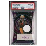 POP 4/2 #3/30 JAYDEN REED Signed Relic PSA 9