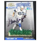SIGNED Steve Largent Card with Three Rivers Game