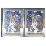 TWO (2) Fernando Tatis Jr Baseball Cards