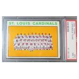 1964 TOPPS #87 CARDINALS TEAM PSA 7