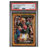 POP 1/1 #49/50 BRETT FAVRE GOLD WAVE PSA 9