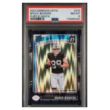 BROCK BOWERS PURPLE SHOCK (RC) PSA 8