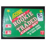 Factory Sealed, Unopened 1991 Score Traded Set
