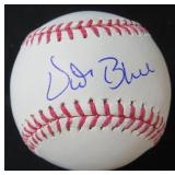 Vida Blue Signed OMLB with Schwartz COA