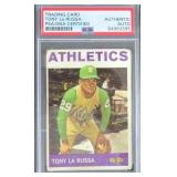Tony La Russa Signed Baseball Card, PSA/DNA