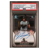 Jacob Gonzalez SIGNED First Bowman PSA 10