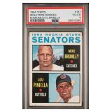 1964 TOPPS #167 SENATORS ROOKIES PSA 4