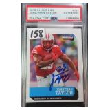 POP 1/0 SIGNED 2018 JONATHAN TAYLOR PSA AUTH