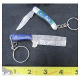 We Ship: (2) Damascus Blade Knives