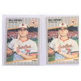 TWO (2) Black Box Billy Ripken Cards