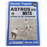 1968 Astros vs Mets Program