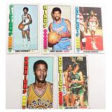 1976-77 Basketball. NOTE: Writing on Havlicek