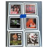 WE SHIP: Glass Wrestling Vintage Photo Tile