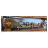 NO SHIP: Sausage Stuffer, Old Bank Lamp,