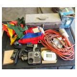 NO SHIP: Flags, Tool Box, Extension Cord
