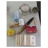 NO SHIP: Estate Finds incl. Potted Meat Jar