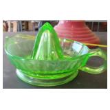 We Ship: Vaseline Glass Juicer!