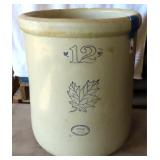 NO SHIP: 12 Gallon Wester Crock