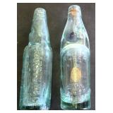 We Ship: Very Old Bottles with Marbles in Neck!