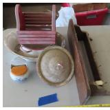 NO SHIP: enamelware, salt and more