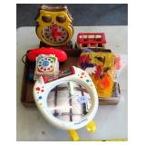 NO SHIP: Vintage Toys incl. Fisher Price