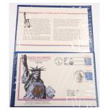 Statue of Liberty FDC with Con and Stamps
