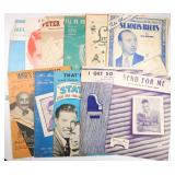 Vintage Sheet Music incl. Nat King Cole