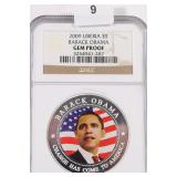 Barack Husein Obama Proof Coins