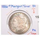 1886 Silver Morgan Dollar