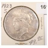 1923-S Silver Peace Dollar