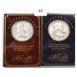 $36.46 Melt on 10-18: (2) Silver Franklin Half
