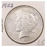 1922 Silver Peace Dollar