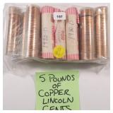 Five LBs of Copper One Cents