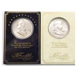 $36.46 Melt on 10-18: (2) Silver Franklin Half