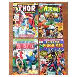 Four (4) Vintage Marvel Comics incl. Thor 218