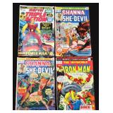 Four (4) Vintage Marvel Comics incl.