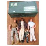 We Ship: G.I. Joe Plastic Foot Locker with Figures