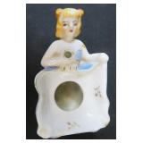 WE SHIP: Vintage Lady Ash Tray, Fine!
