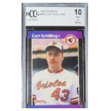 1989 Donruss Curt Schilling Rookie Card BCCG 10